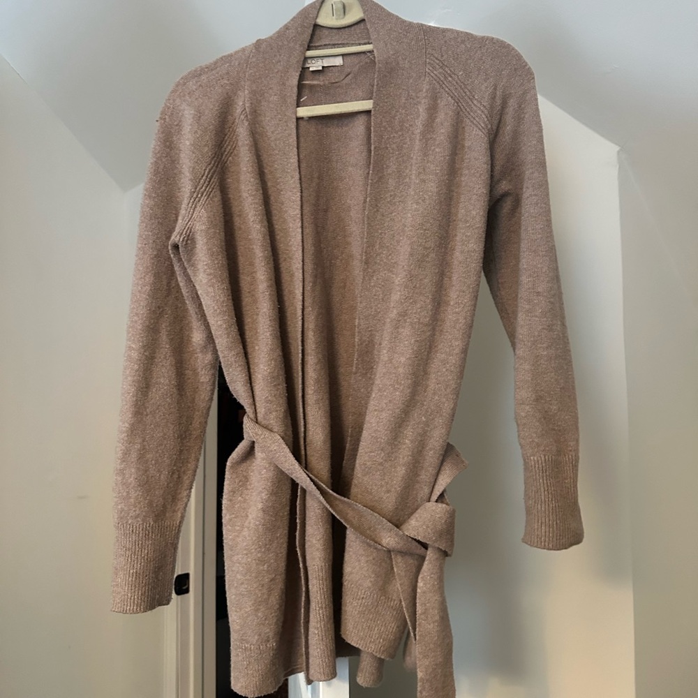 Women's Brown Cardigan Sweater